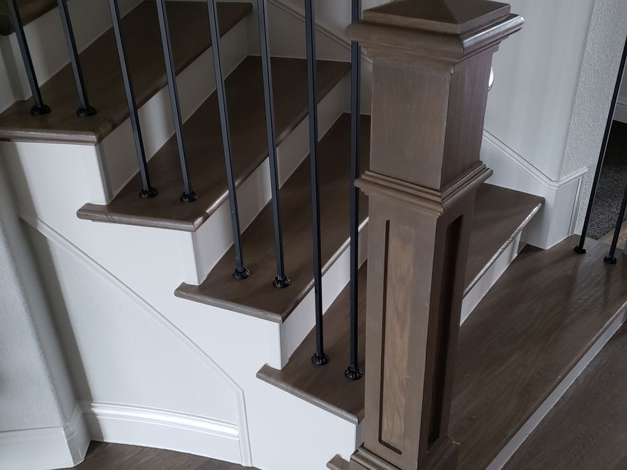 Staircase and trim